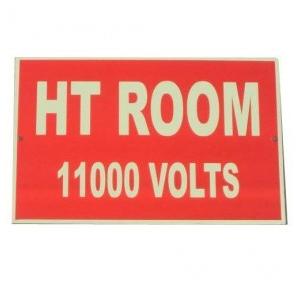 Usha Armour Tower-C ,HT Meter Room Signage, Size: 12 x 10 Inch